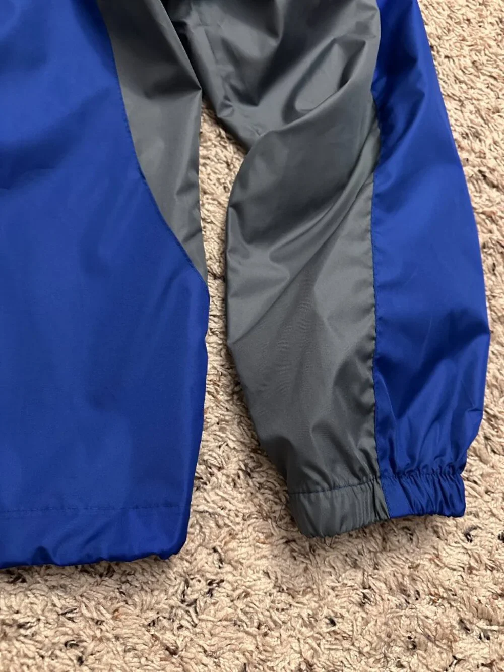 New York Giants SI Reebok Colorblock Full Zip Windbreaker Jacket Men's Size XL